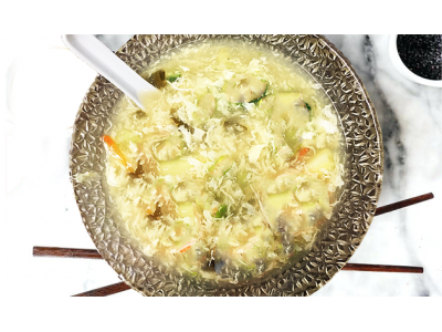 Egg Drop Miso Soup